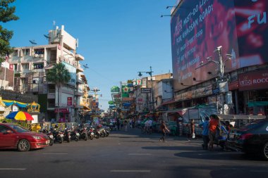Tayland. Bangkok 'ta. Şehrin güzel bir manzarası.