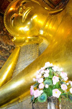 Bangkok, Tayland 'daki Wat Pho Tapınağında Buda heykeli