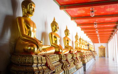 Wat Pho Tapınağı, antik heykeller, Bangkok, Tayland