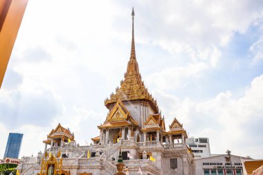 Tayland. Bangkok 'ta. Wat Traimit Tapınağı