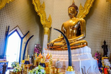 Tayland. Bangkok 'ta. Wat Traimit Tapınağı