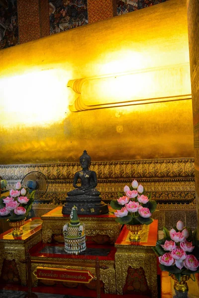 Статуя Будды Храме Ват Пхо Бангкоке Таиланд — стоковое фото