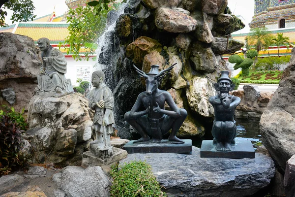 タイのバンコクにあるワット フォー寺院の仏像 — ストック写真