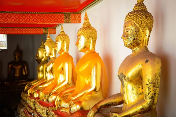 Wat Pho Temple Antika Statyer Bangkok Thailand — Stockfoto
