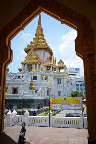 Thaïlande Bangkok Temple Wat Traimit — Photo