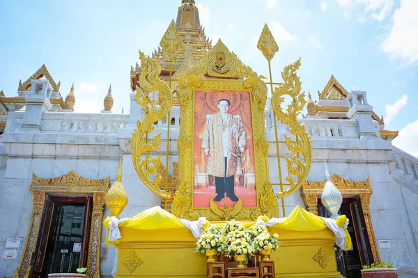 Thailand Bangkok Tempel Von Wat Traimit — Stockfoto