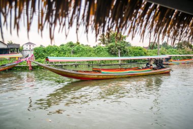 Tayland. Bangkok 'ta. Talingchan Yüzen Piyasa.