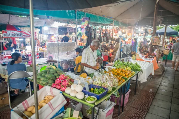Tailandia Bangkok Mercado Flotante Talingchan — Foto de Stock