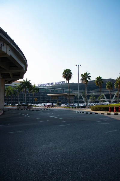 Tailândia Banguecoque Uma Vista Aeroporto Suvarnabhumi — Fotografia de Stock