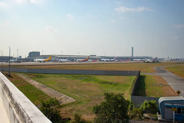 Tailândia Banguecoque Aeroporto Suvarnabhumi — Fotografia de Stock