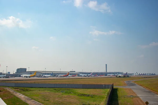 Tailândia Banguecoque Aeroporto Suvarnabhumi — Fotografia de Stock