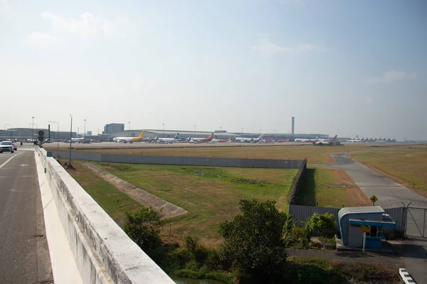 Tailândia Banguecoque Aeroporto Suvarnabhumi — Fotografia de Stock