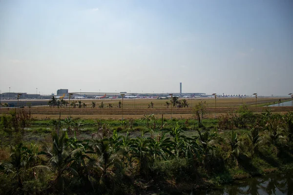 Tailândia Banguecoque Aeroporto Suvarnabhumi — Fotografia de Stock