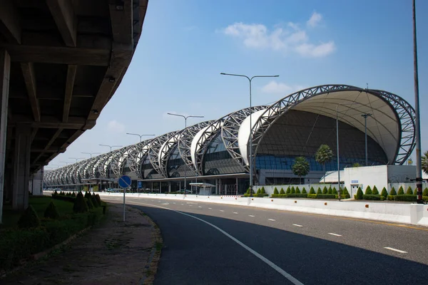 Tajlandia Bangkoku Port Lotniczy Suvarnabhumi — Zdjęcie stockowe