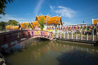 Tayland. Bangkok 'ta. Mermer Tapınak