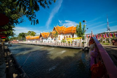 Tayland. Bangkok 'ta. Mermer Tapınak