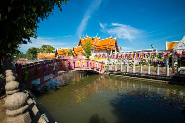 Tayland. Bangkok 'ta. Mermer Tapınak