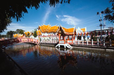 Tayland. Bangkok 'ta. Mermer Tapınak