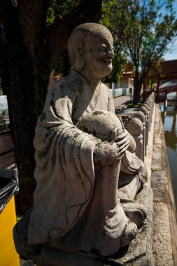 Tayland. Bangkok 'ta. Mermer Tapınak
