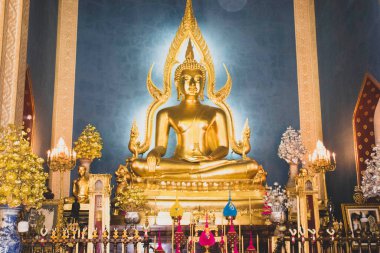 Tayland. Bangkok 'ta. Mermer Tapınak