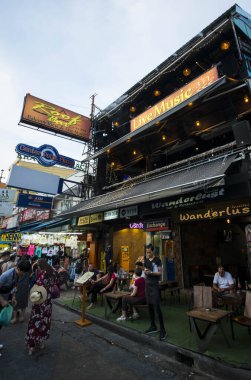 Tayland. Bangkok 'ta. Khao San Yolu.