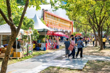 Tayland. Bangkok 'ta. Lumpini Parkı