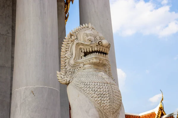 Thailand Bangkok Marmeren Tempel — Stockfoto