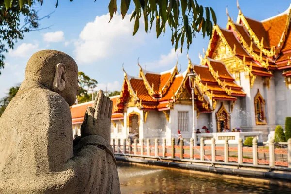 Thailand Bangkok Marmortempel — Stockfoto