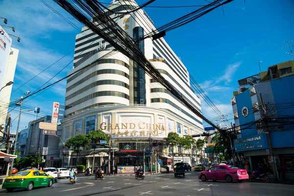 Tajlandia Bangkoku Piękny Widok Chinatown — Zdjęcie stockowe