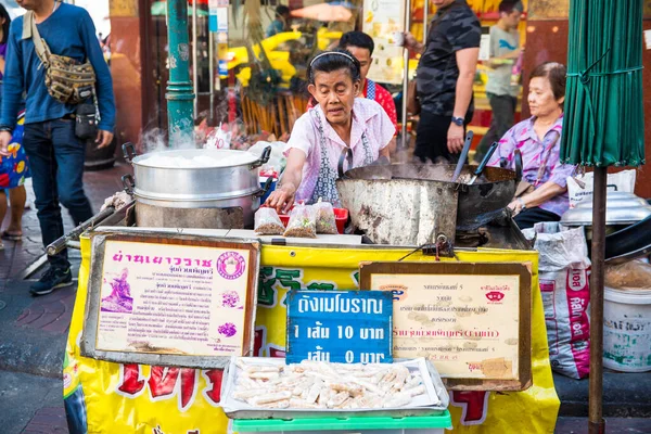 Thailand Bangkok Vacker Utsikt Över Chinatown — Stockfoto