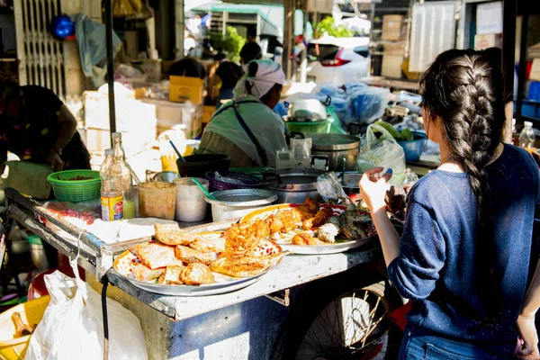 Tailandia Bangkok Una Hermosa Vista Chinatown —  Fotos de Stock