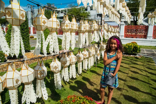 Thailand Bangkok Marble Temple — Stock Photo, Image