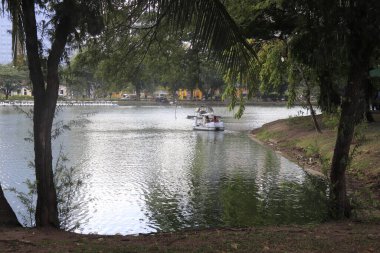 Tayland. Bangkok 'ta. Lumpini Parkı
