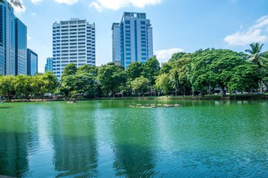 Tayland. Bangkok 'ta. Lumpini Parkı