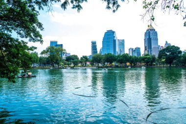 Tayland. Bangkok 'ta. Lumpini Parkı