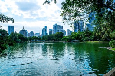 Tayland. Bangkok 'ta. Lumpini Parkı
