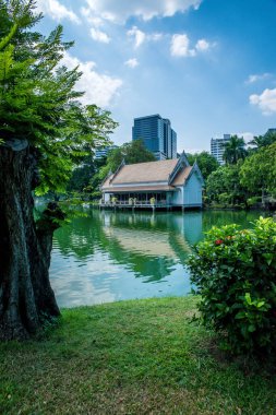Tayland. Bangkok 'ta. Lumpini Parkı