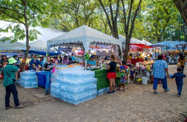 Tayland. Chiang Mai. Şehrin güzel bir manzarası.