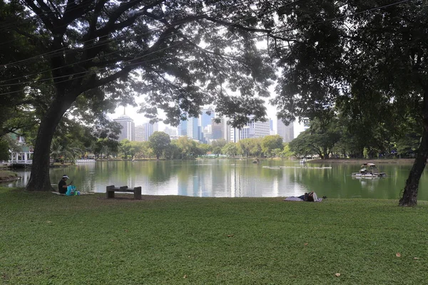 Tajlandia Bangkoku Park Lumpini — Zdjęcie stockowe