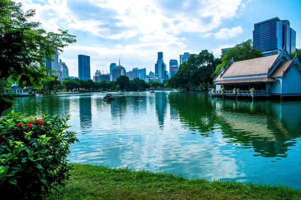 Tayland Bangkok Lumpini Parkı — Stok fotoğraf