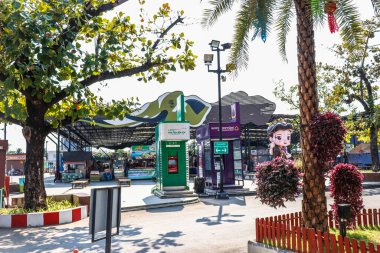 Tayland. Chiang Mai. Şehrin güzel bir manzarası.