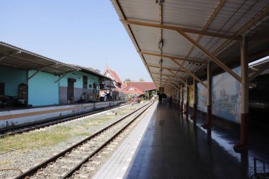 Tayland. Chiang Mai. Şehirdeki Tren İstasyonu manzarası.