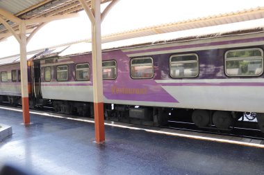 Tayland. Chiang Mai. Şehirdeki Tren İstasyonu manzarası.