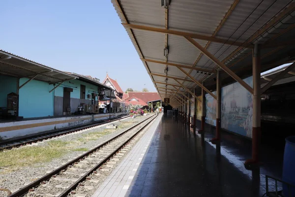 Tailandia Chiang Mai Una Vista Estación Tren Ciudad — Foto de Stock