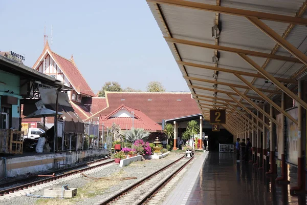 Thaïlande Chiang Mai Une Vue Sur Gare Ville — Photo