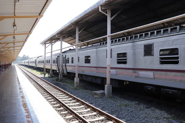 Tailandia Chiang Mai Una Vista Estación Tren Ciudad — Foto de Stock