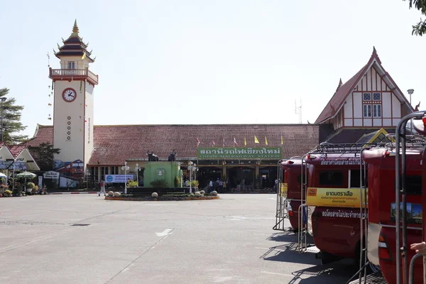 Thaïlande Chiang Mai Une Vue Sur Gare Ville — Photo