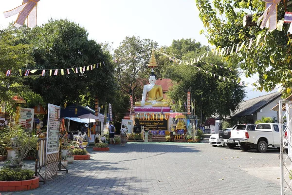 Thailandia Chiang Mai Una Vista Tempio Buddista — Foto Stock