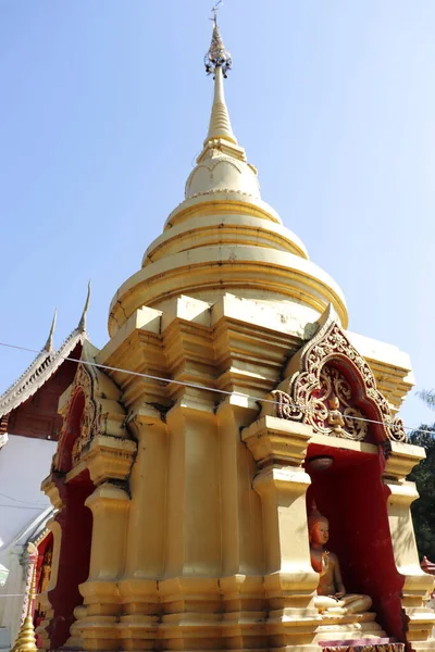 Tailandia Chiang Mai Una Vista Templo Budista — Foto de Stock