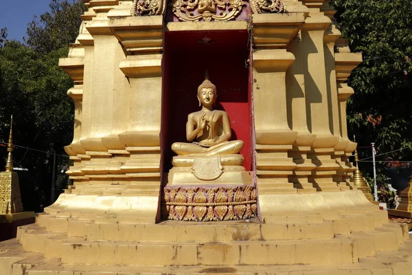 Tailandia Chiang Mai Una Vista Templo Budista — Foto de Stock